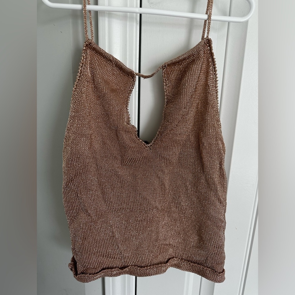 Metallic top